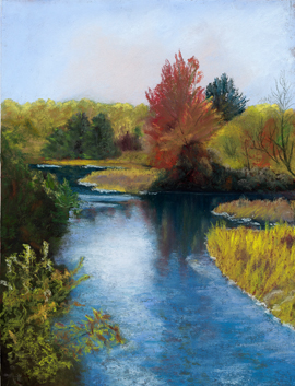 Autumn Reflections painting